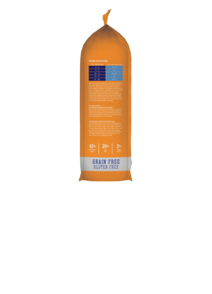 อาหารแมว Solid Gold เกรดโฮลิสติก สูตร Indigo Moon โปรตีนสูง 5.44 กก.